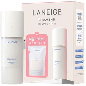 LANEIGE - Cream Skin Cerapeptide Refiner + Refill Set - 170ml + 130ml
