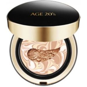 Age 20's - Signature Essence Cover Pact Intense Cover (with Refill) - 14g - No.23 Medium Beige