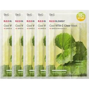 Dr.G - R.E.D Blemish Cool Vita C Clear Mask - 5stukken