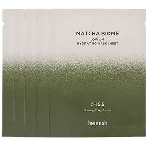heimish - Matcha Biome Low pH Hydrating Mask Sheet - 5stukken
