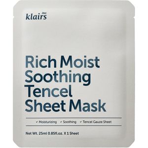 [PROMOTIE]Dear, Klairs - Rich Moist Soothing Tencel Sheet Mask -1stuk