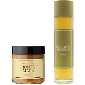 I'm From - Honey Mask - 120g (1ea) + Mugwort Essence - 160ml (1ea) Set