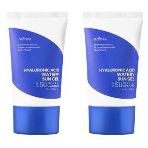 Isntree - Hyaluronic Acid Watery Sun Gel SPF50+ PA++++ - 50ml*2ea