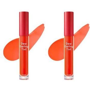 ETUDE - Dear Darling Water Gel Tint - OR201 Kumquat Red/5g (2ea) Set