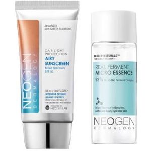 NEOGEN Dermalogy Day-Light Protection Airy Sunscreen SPF50+ - 50ml (1ea) + Real Ferment Micro Essence - 10ml (1ea) Set