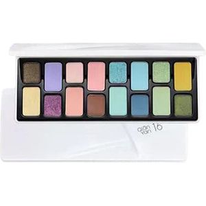 Cheeryep - 16-Color Natural Star Eye Shadow Palette - 14.5g - 02 Romcom