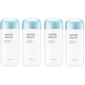 MISSHA All-Around Safe Block Waterproof Sun Milk - 70ml (4ea) Set