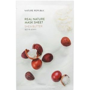 NATURE REPUBLIC - Real Nature Sheet Mask - Shea Butter - 1stuk