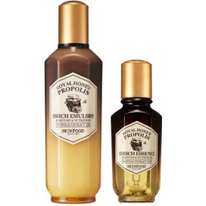 SKINFOOD - Royal Honey Propolis Enrich Emulsion - 160ml (1ea) + Essence - 50ml (1ea) Set