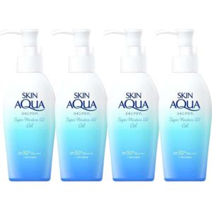 Rohto Mentholatum Skin Aqua Sunscreen Super Moisture Gel Pump (4ea) Set