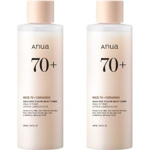 ANUA - Rice 70 Glow Milky Toner - 250ml (2ea) Set