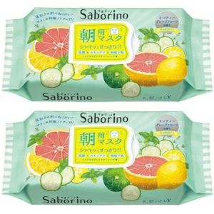 BCL - Saborino Morning Mask - Grapefruit - 32pc (2ea) Set