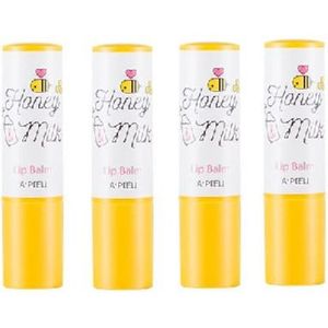 A'PIEU Honey & Milk Lip Balm - 3.3g (4ea) Set
