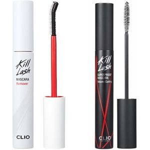 CLIO - Kill Lash Superproof Mascara 02 Volume Curling + Remover Set
