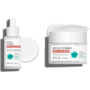 APLB - Spicule Vitamin C Shot 220 Serum - 40ml (1ea) X Cream - 55ml (1ea) Set