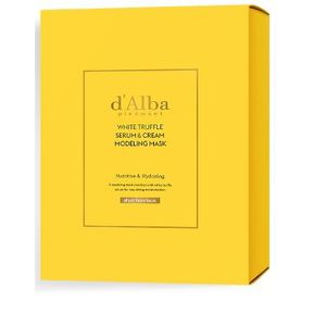 d'Alba - White Truffle Serum & Cream Modeling Mask (Nutritive & Hydrating) - 66g*4EA