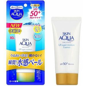 Rohto Mentholatum  - Skin Aqua Super Moisture Essence Sunscreen SPF50+/PA++++ - 80g - White