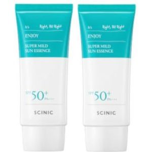 SCINIC - Enjoy Super Mild Sun Essence SPF50+ PA++++ - 50ml (2ea) Set