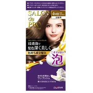 Dariya - Salon De Pro Foam Hair Color Extra Rich - 1 set - 4MB Mocha Brown