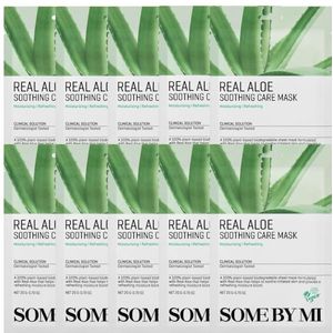 SOME BY MI - Real Aloe Soothing Care Mask - 10stukken