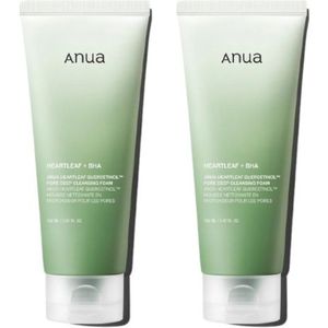 ANUA - Heartleaf Quercetinol Pore Deep Cleansing Foam - 150ml (2ea) Set
