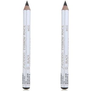 Shiseido - Eyebrow Pencil - 01 Black (2ea) Set