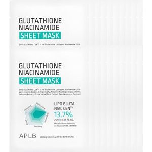 APLB - Glutathione Niacinamide Sheet Mask - 25ml (20pcs) Set