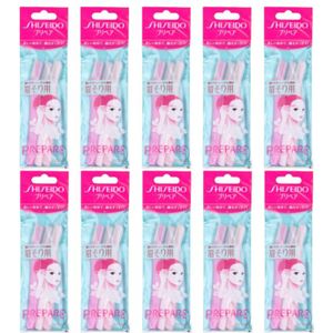 Shiseido - Prepare Eyebrow Razor - 3pcs (10ea) Set