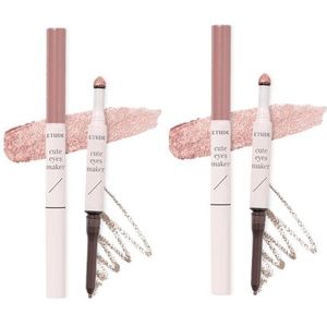 [PROMOTIE]ETUDE - Cute Eyes Maker - 0.1g + 0.5g - Champagne Nude (2ea) Set