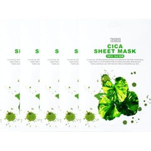 tenzero - Cica Sheet Mask - 5pc Set