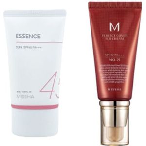Missha Essence Sun X M Perfect Cover BB cream # 21 Set