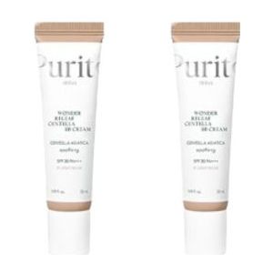 Purito SEOUL  - Wonder Releaf Centella BB Cream SPF 30 PA++++  -  30ml  -  #21 Light Beige (2ea) Set