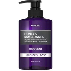 KUNDAL - Honey & Macadamia Protein Hair Treatment - 500ml - English Rose