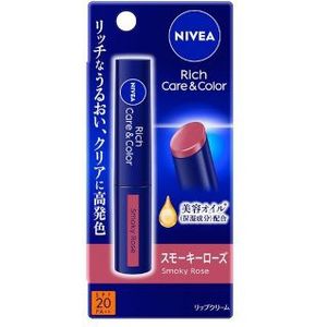NIVEA Japan - Rich Care & Color Lip Smoky Rose - 2g