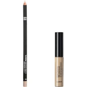 The Saem - Cover Perfection Concealer Pencil - 1.4g & Tip Concealer- 1.0 Clear Beige (1ea) Set