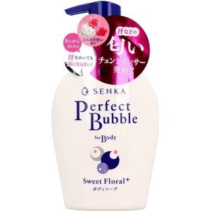 Shiseido - Senka Perfect Bubble For Body Sweet Floral+ Pump - 500ml