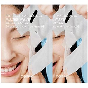COSRX - Hydrium Triple Hyaluronic Water Wave Sheet Mask - 2pcs