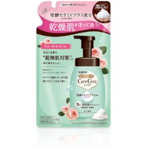 Rohto Mentholatum  - Care Cera High Moisturizing Foam Body Wash Refill - 385ml - Fruity Rose