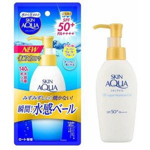 [Deal] Rohto Mentholatum  - Skin Aqua Sunscreen Super Moisture Gel Pump SPF50+ PA++++ - 140g - White