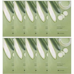 face republic Sleeping Beauty Face Mask - 23ml - Hydrating Cucumber Extract (10ea) Set