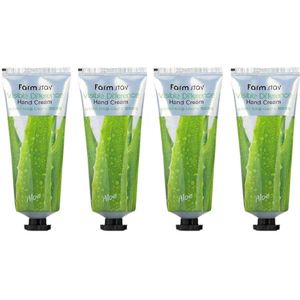 Farm Stay - Visible Difference Hand Cream - Aloe - 100ml (4ea) Set