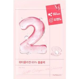 [Promotie] numbuzin - No.2 Water Collagen 65% Voluming Sheet Mask - 33g*1stuk