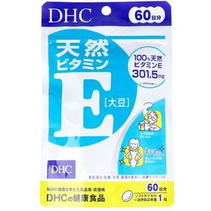 DHC - Natural Vitamin E (Soybean) 60 Days Supply - 60 tablets