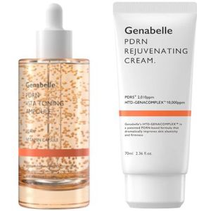 Genabelle - PDRN VITA Toning Ampoule JUMBO - 70ml & PDRN Rejuvenating Cream - 70ml Set