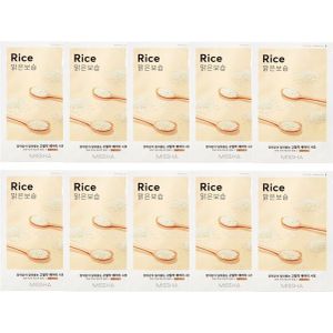 MISSHA Airy Fit Sheet Mask - Rice - 1pc  (10ea) Set