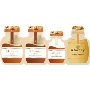 ViCREA - &honey Milky Precious EX Repair Hair Pack 4 Step Trial Set - 10ml + 10g + 3g + 10ml