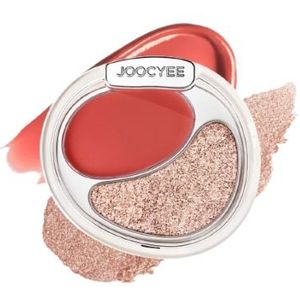 Joocyee - Cream Blush & Highlighting Duo - 7g - D260 Fiery Peach