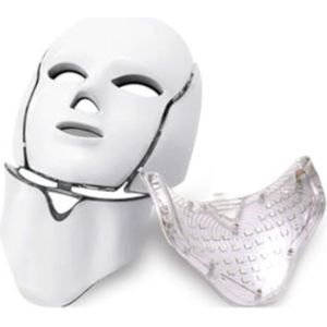 Home Care - 7 Color Wavelength LED Mask - 1set - Face + Neck