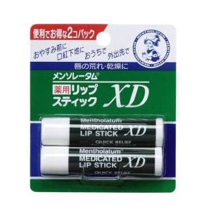 Rohto Mentholatum - Medicated Lip Stick - 4g x 2pcs