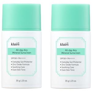 Dear, Klairs - All-day Airy Mineral Sunscreen SPF50+ PA++++ Special Set - 35g*2ea